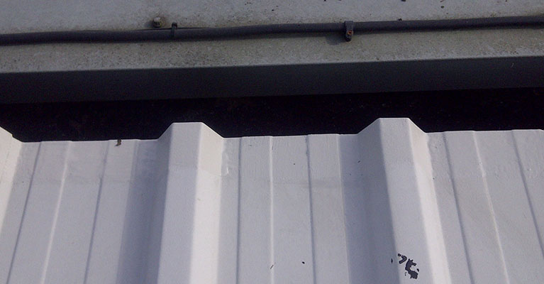 Completed cut edge corrosion treatment