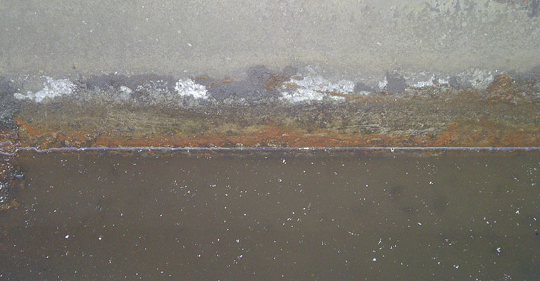 Gutter can become porous if it is not treated