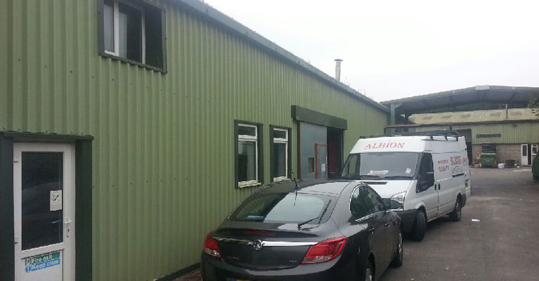 The old Cirencester factory unit before work began