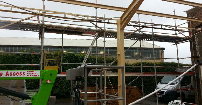 The stripped back Cirencester factory unit