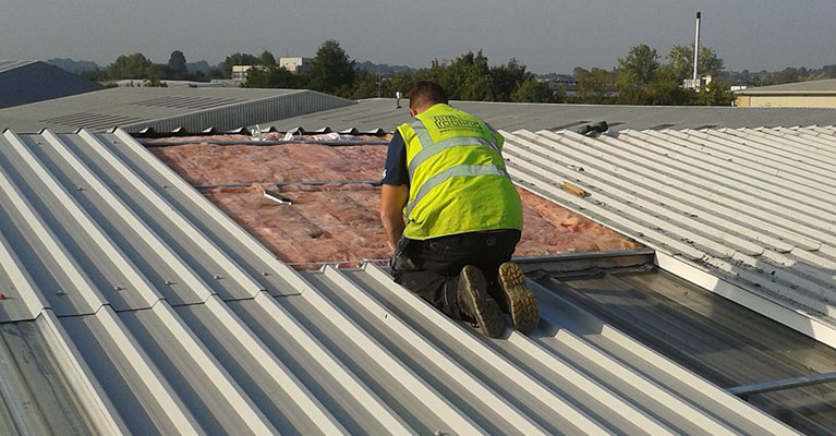 Butyl sealant applied by our IRM Roofing experts.