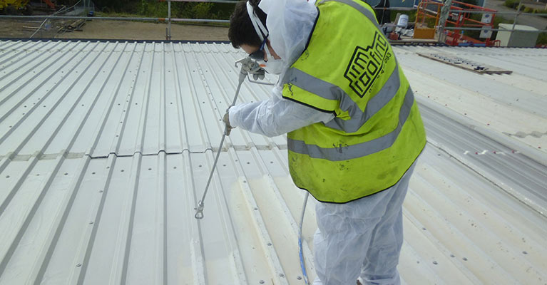 IRM team member wearing protective clothing