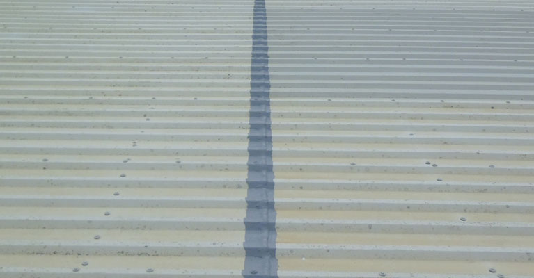 Giromax Delcote on metal profile roofing